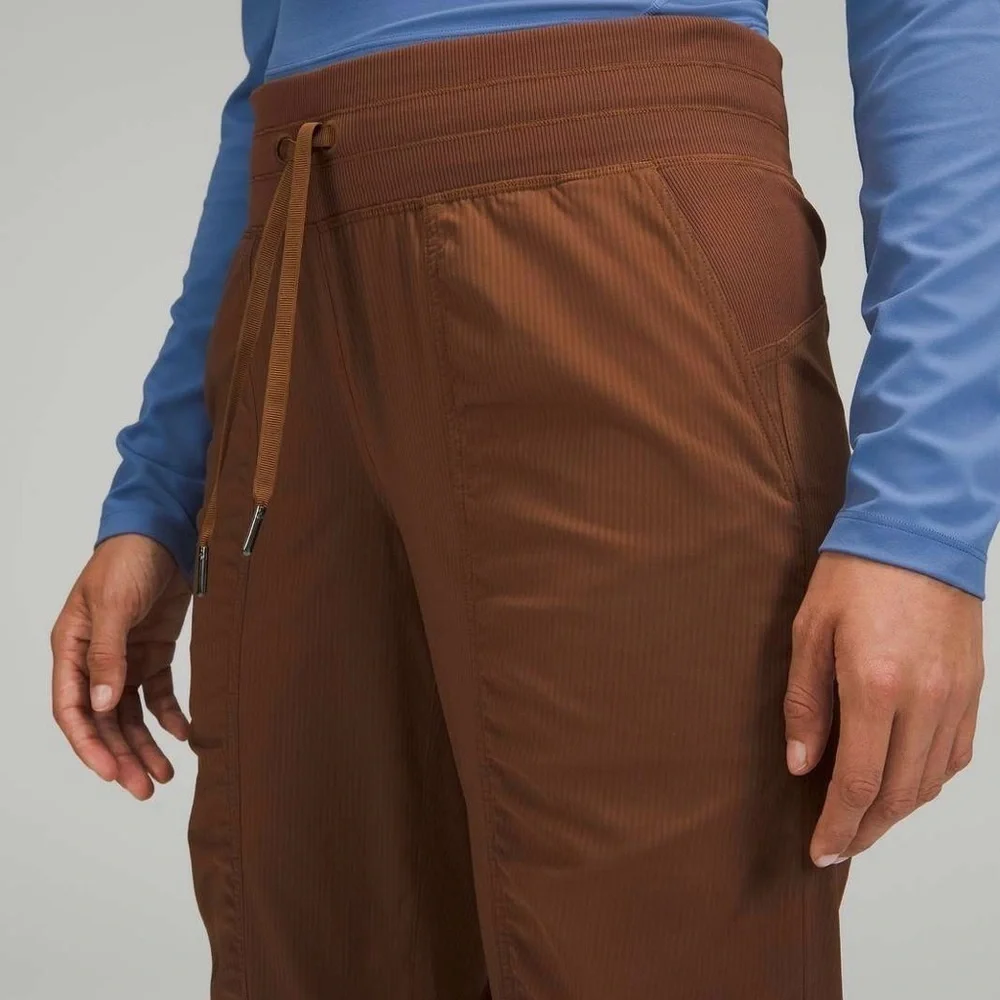 Lululemon dance studio mid rise jogger pants drawstring women’s 0 brown W5ENMS